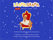 Tablet Screenshot of llamadrama.com